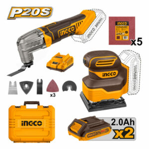 Outils multifonctions 20V et Ponceuse vibrante 20V CKLI20276 ingco