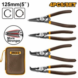 Ensemble de pinces circlip 4 pcs ingco