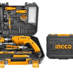 Caisse a outils 115 pcs + perceuse 680w ingco