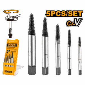 Ensemble d'extracteurs de vis 5 pièces ASE008