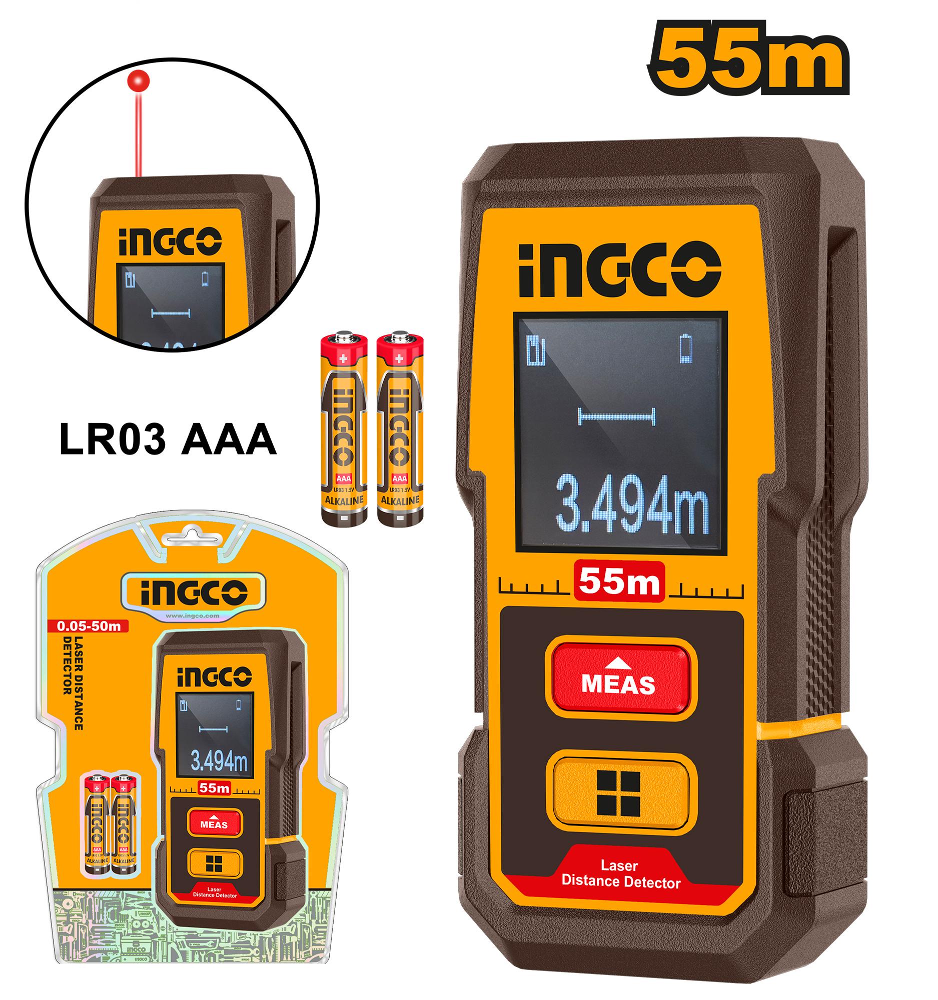 Télémètre Laser 55 Mètres INGCO