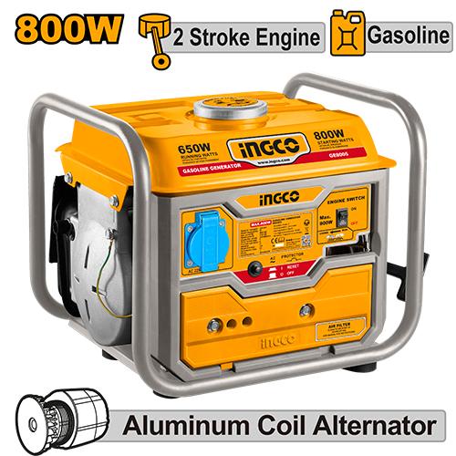 Groupe électrogène essence 800W 2 temps INGCO