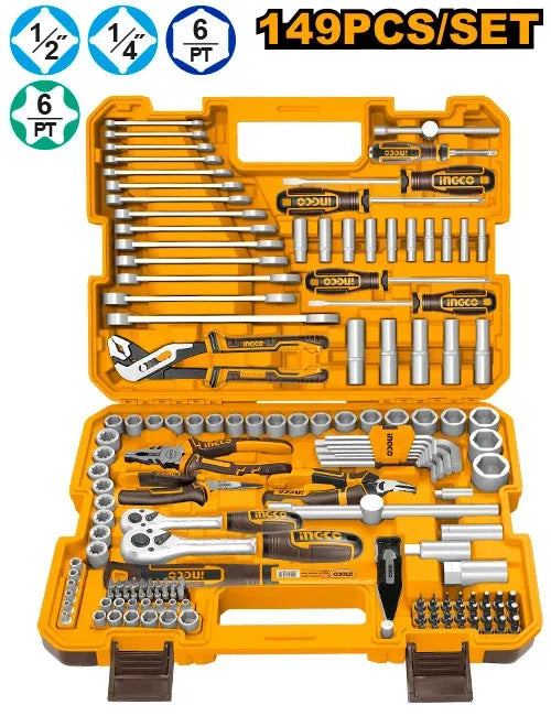 Coffret d'outils 149 pièces INGCO