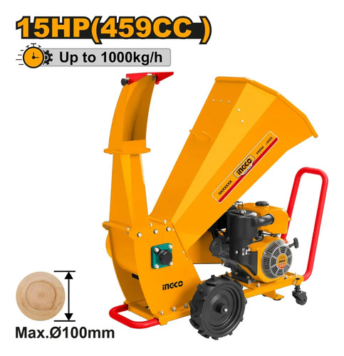 Broyeur de végétaux à essence INGCO 15 CV